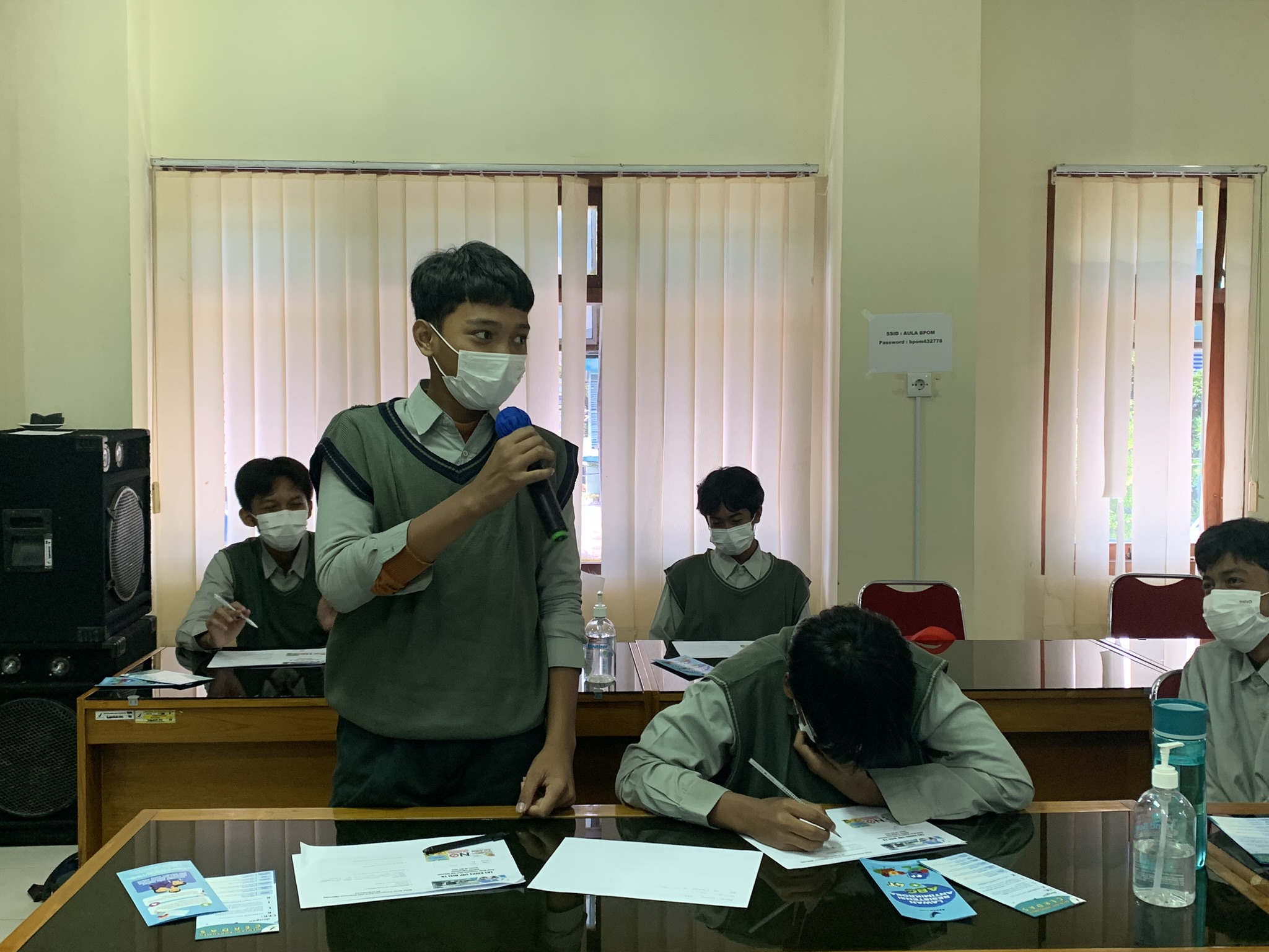 suasana belajar SMP Bina Anak Sholeh Yogyakarta